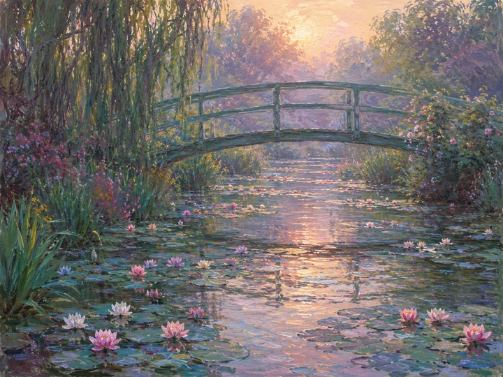 AI-generated painting — the kind of artwork this watermark remover cleans